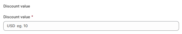 Customize the store credit