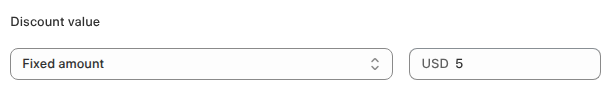 Customize the unique discount