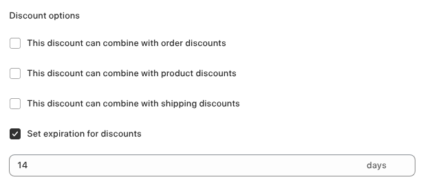 Extra unique discount