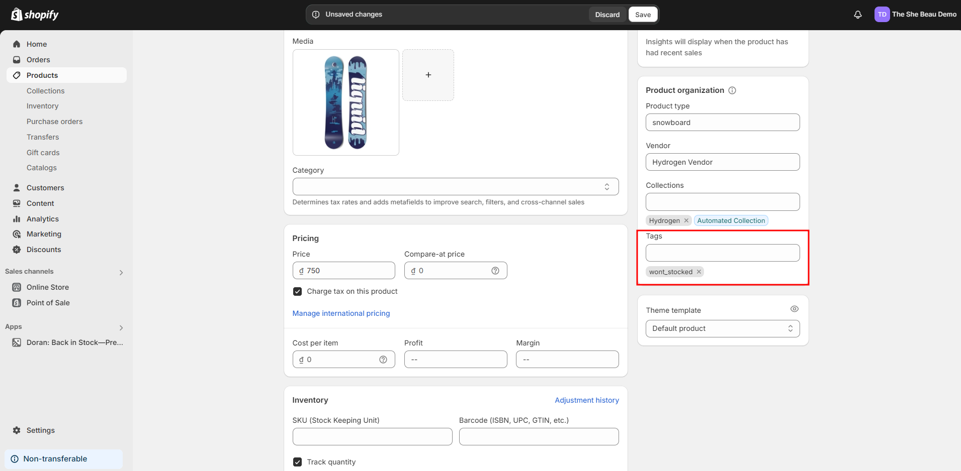 Exclude tags