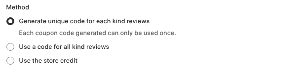 Generate unique discount